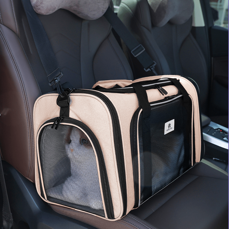 Breathable Travel Bag Large Portable Pet Carrier Backpack - PIKAPIKA