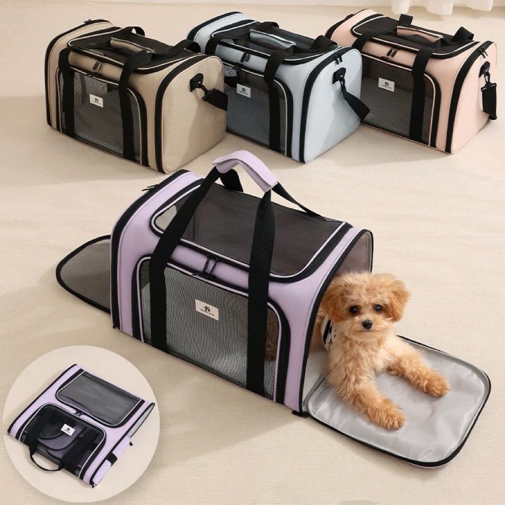 Breathable Travel Bag Large Portable Pet Carrier Backpack - PIKAPIKA