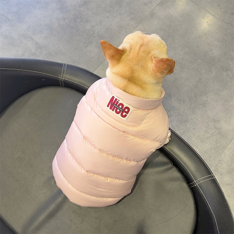 Bulldog Dog Clothes Winter Padded Jacket Pug Coat - PIKAPIKA