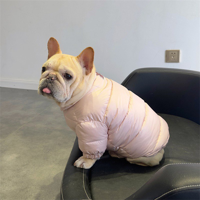 Bulldog Dog Clothes Winter Padded Jacket Pug Coat - PIKAPIKA