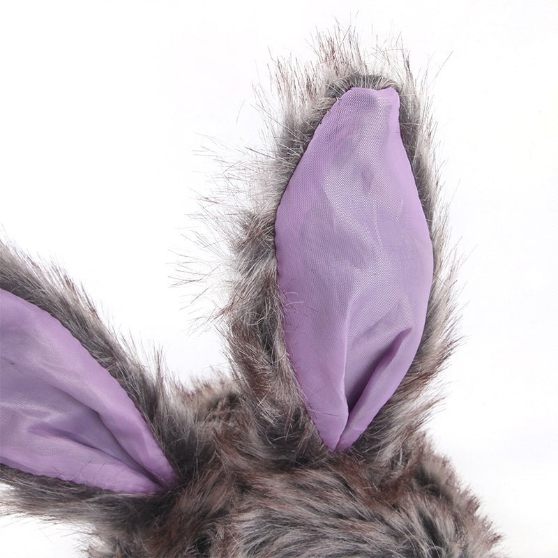 Bunny Ear Faux Fur Ear Cover Dog Cat Hat - PIKAPIKA
