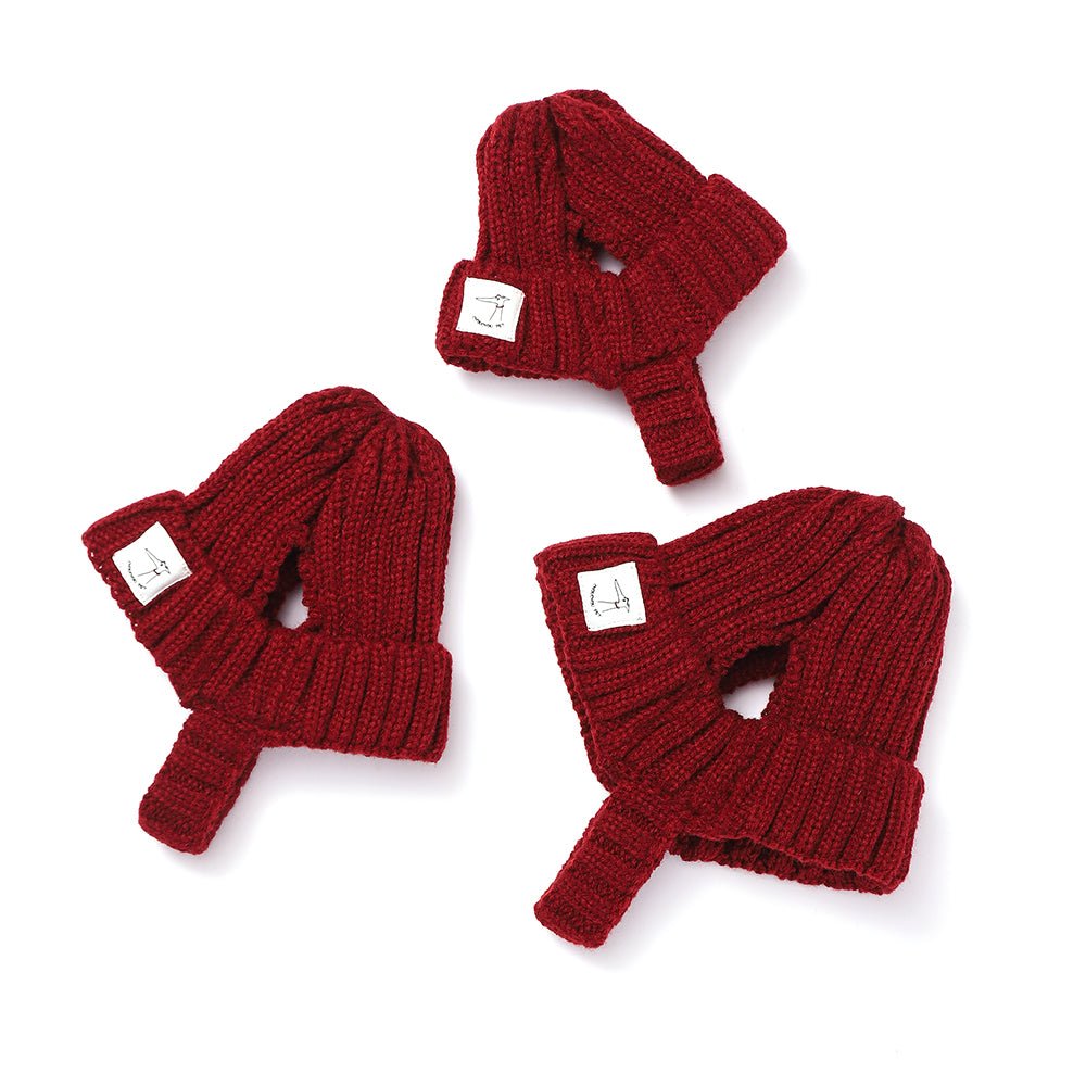 Cable Knitted Dog & Cat Hat Ear - PIKAPIKA