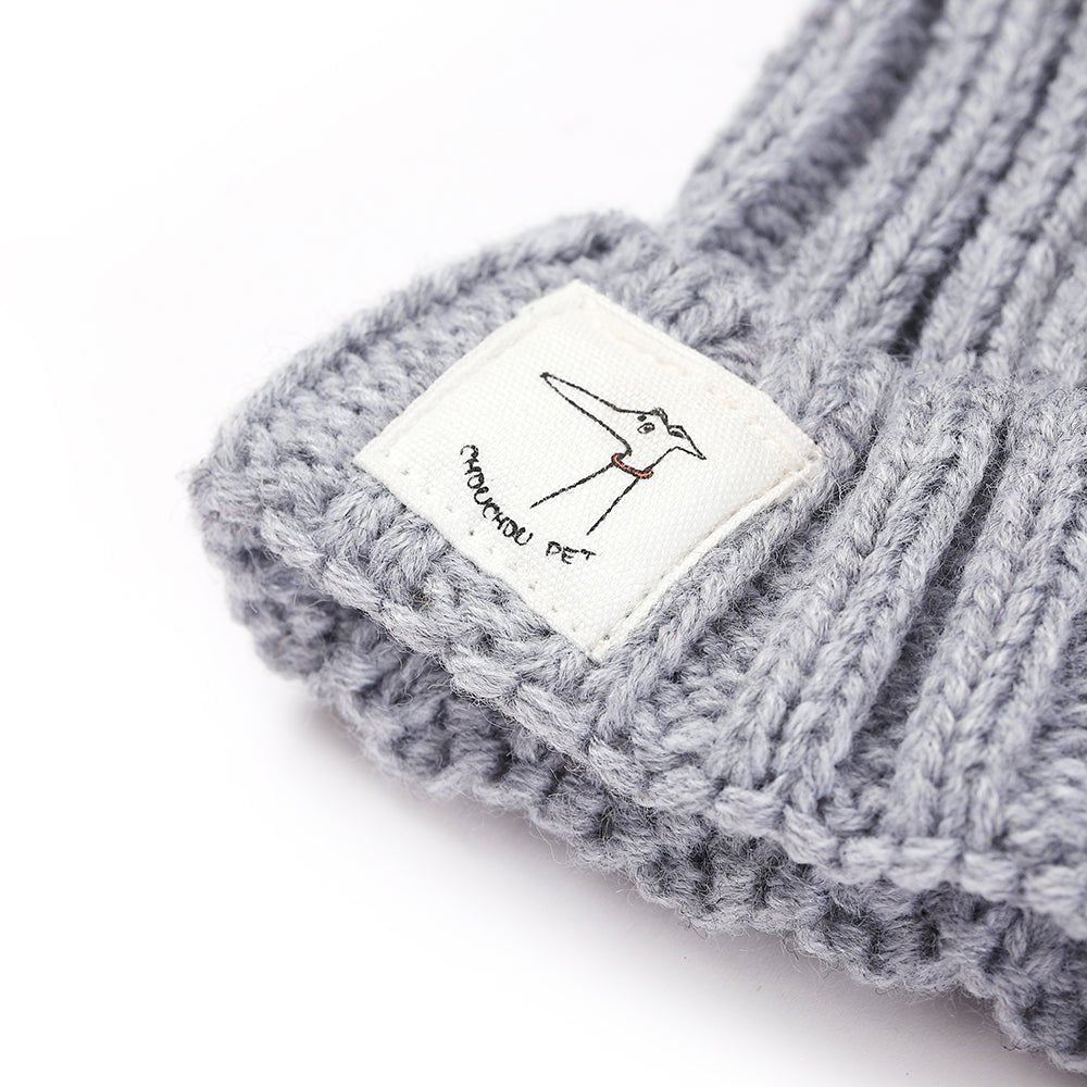 Cable Knitted Dog & Cat Hat Ear - PIKAPIKA