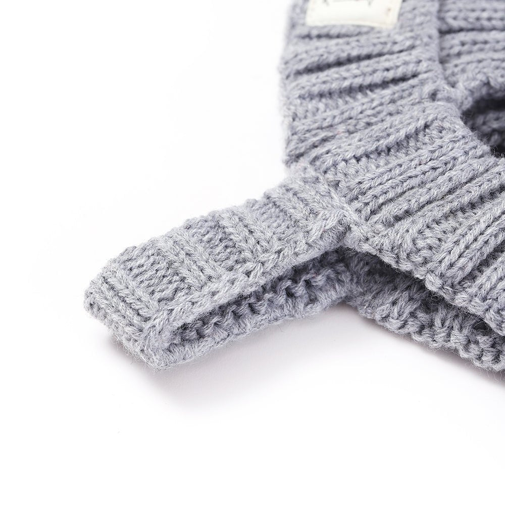 Cable Knitted Dog & Cat Hat Ear - PIKAPIKA