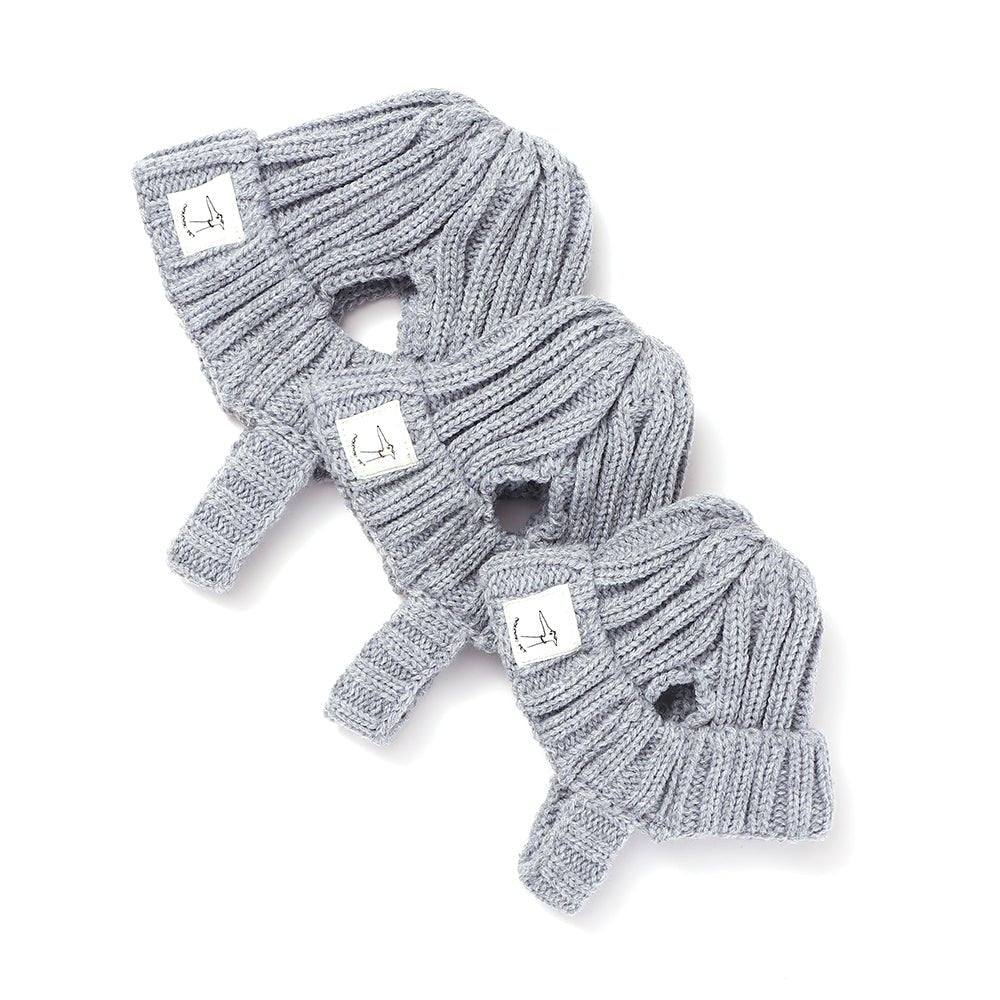 Cable Knitted Dog & Cat Hat Ear - PIKAPIKA