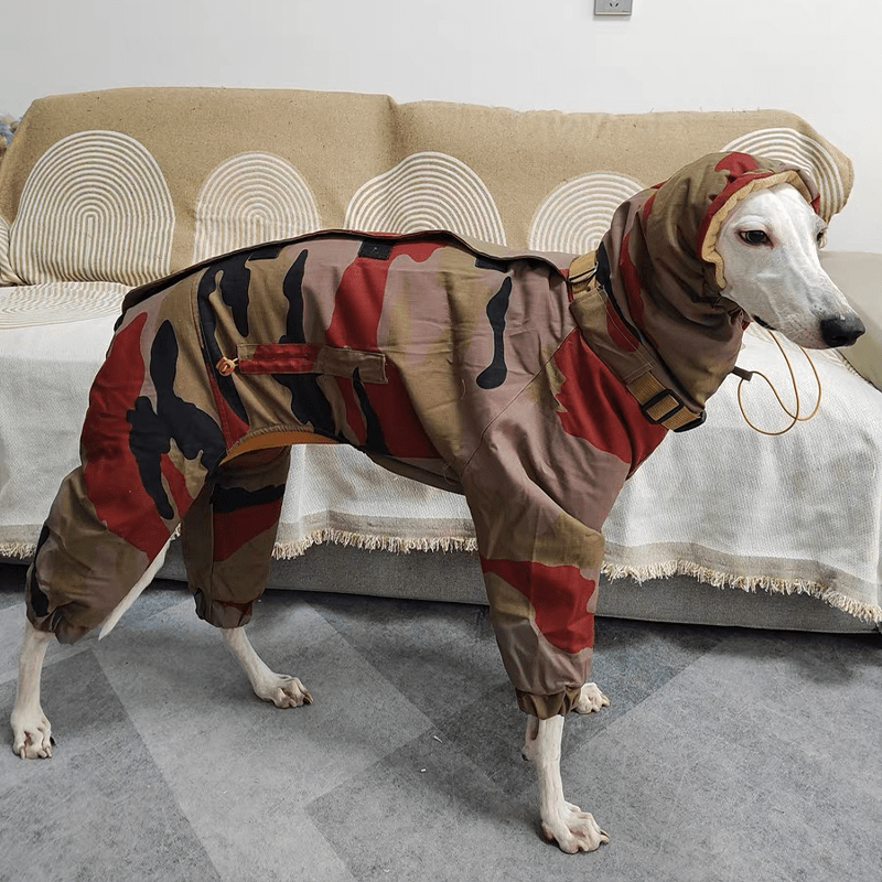 Camouflage Snowsuits Cotton Padded Dog Coat Italian Greyhound Clothes - PIKAPIKA