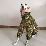 Camouflage Snowsuits Cotton Padded Dog Coat Italian Greyhound Clothes Warm - PIKAPIKA