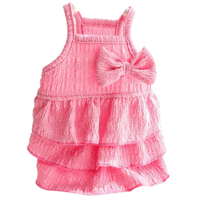 Candy Layered Skirt Sleeveless Tank Dress Dog Clothes - PIKAPIKA