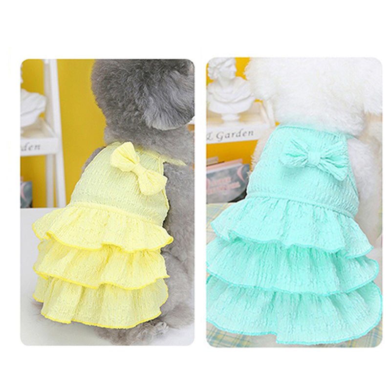 Candy Layered Skirt Sleeveless Tank Dress Dog Clothes - PIKAPIKA
