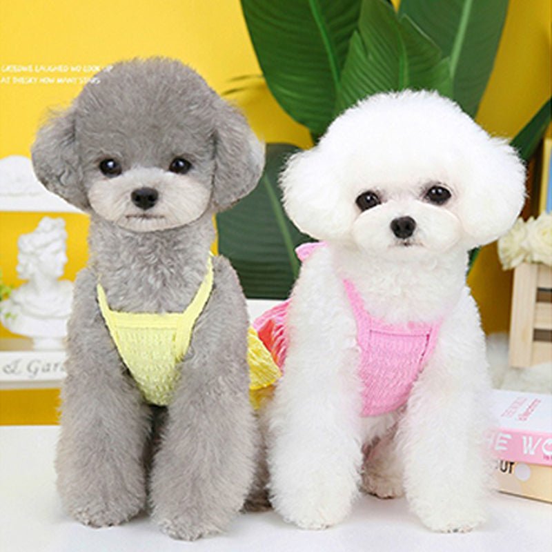 Candy Layered Skirt Sleeveless Tank Dress Dog Clothes - PIKAPIKA