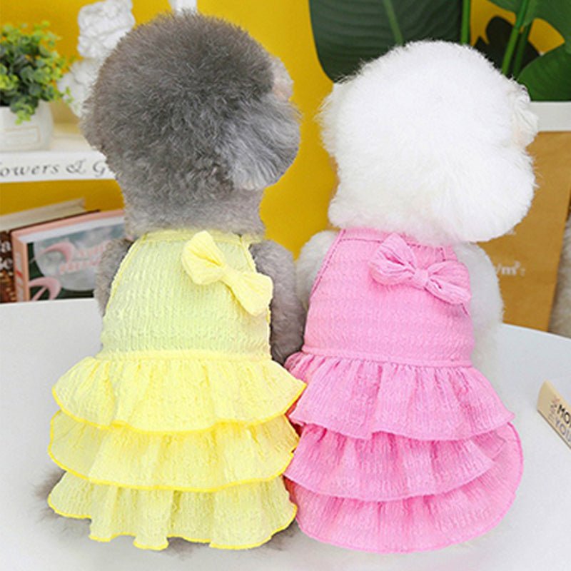Candy Layered Skirt Sleeveless Tank Dress Dog Clothes - PIKAPIKA