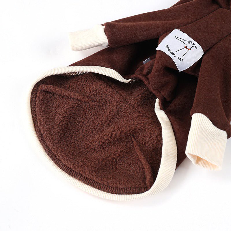 Casual Fleece Hoodie Italian Greyhound Whippet Dog Clothes - PIKAPIKA