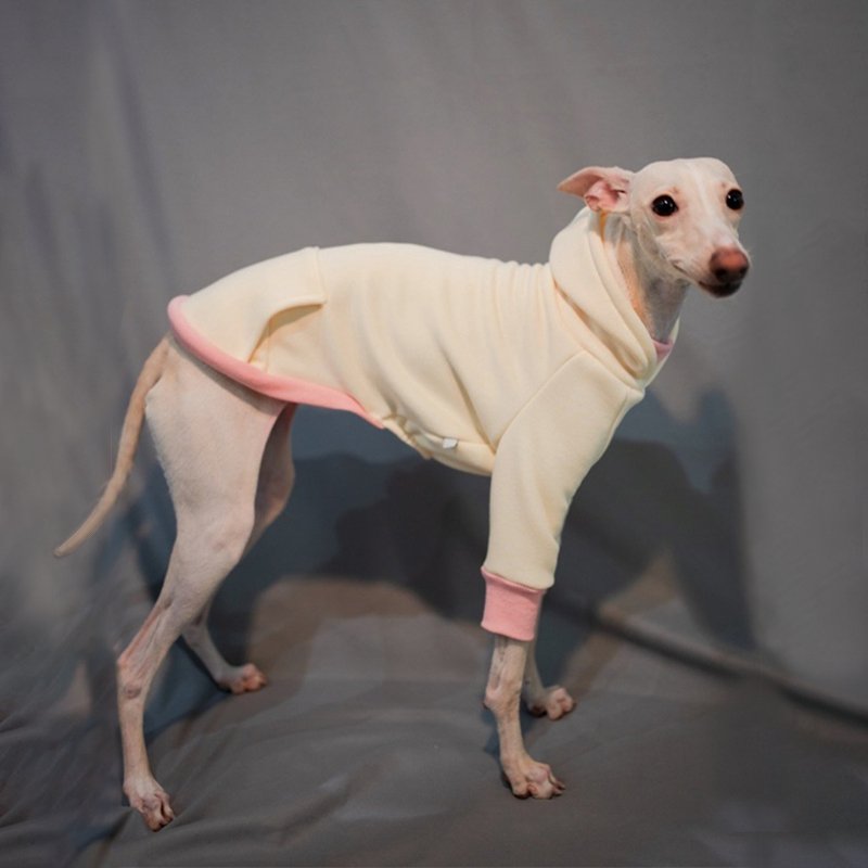 Casual Fleece Hoodie Italian Greyhound Whippet Dog Clothes - PIKAPIKA