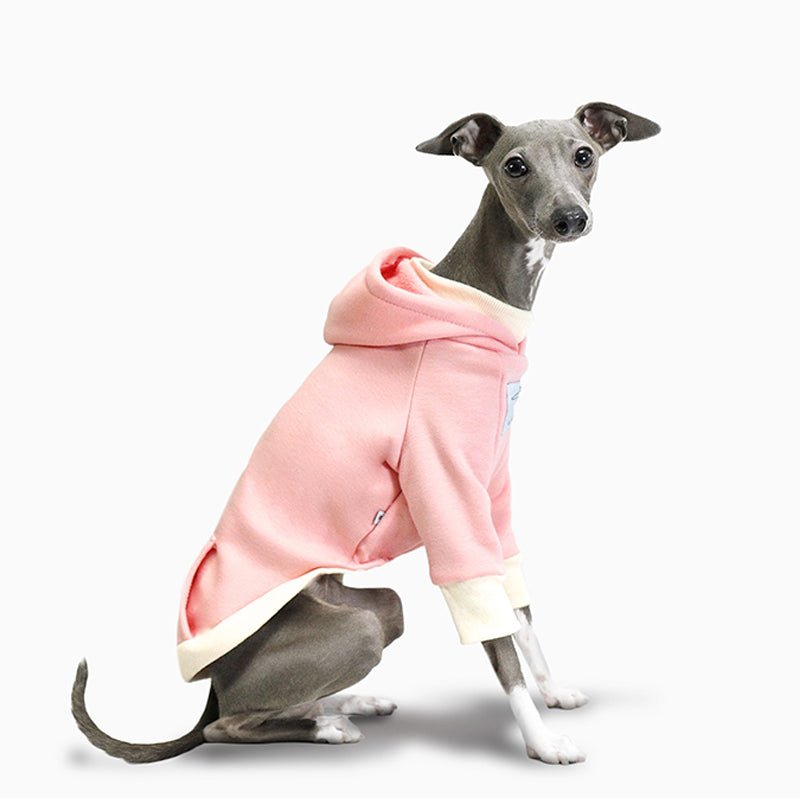 Casual Fleece Hoodie Italian Greyhound Whippet Dog Clothes - PIKAPIKA