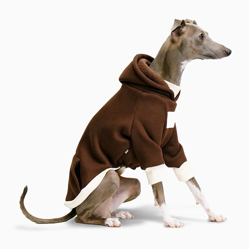 Casual Fleece Hoodie Italian Greyhound Whippet Dog Clothes - PIKAPIKA