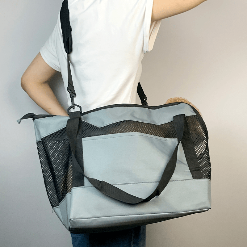 Cat Dog Portable Carrier Bag – Travel Shoulder Tote - PIKAPIKA