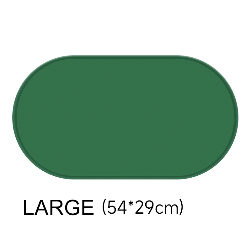 Cat Food Bowls Stainless Steel Silicone Pet Placemat - PIKAPIKA