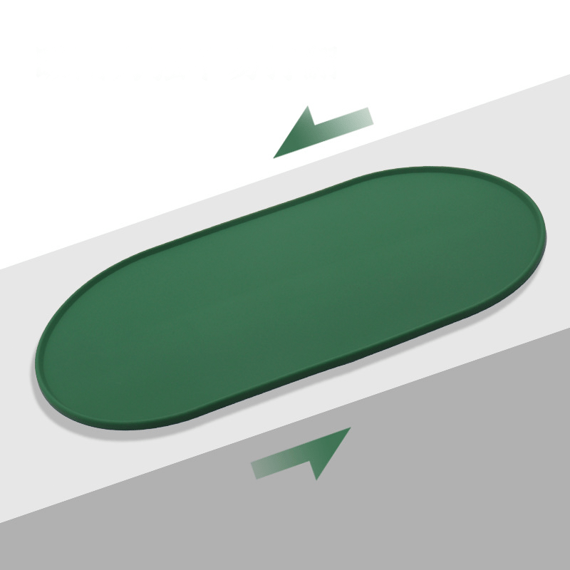 Cat Food Bowls Stainless Steel Silicone Pet Placemat - PIKAPIKA