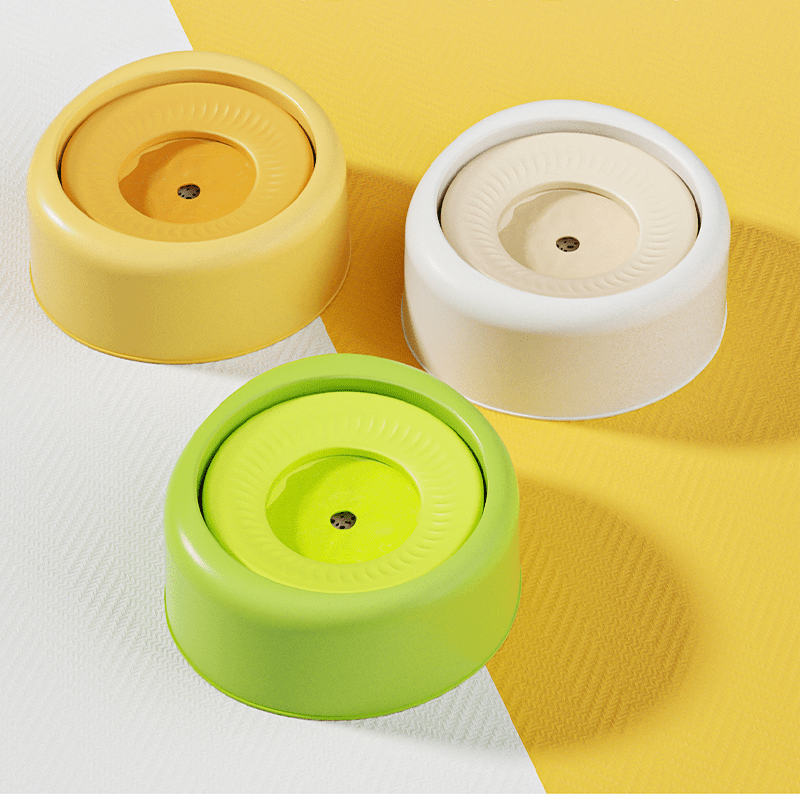 Cat Water Fountain Floating No - Spill Dog Stainless Steel Bowl Set - PIKAPIKA