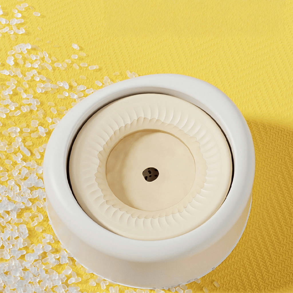 Cat Water Fountain Floating No - Spill Dog Stainless Steel Bowl Set - PIKAPIKA