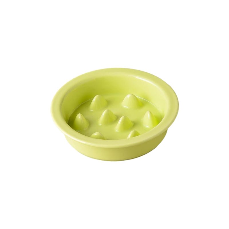 Ceramic Slow Feeder Pet Feeding Bowls With Holder - PIKAPIKA