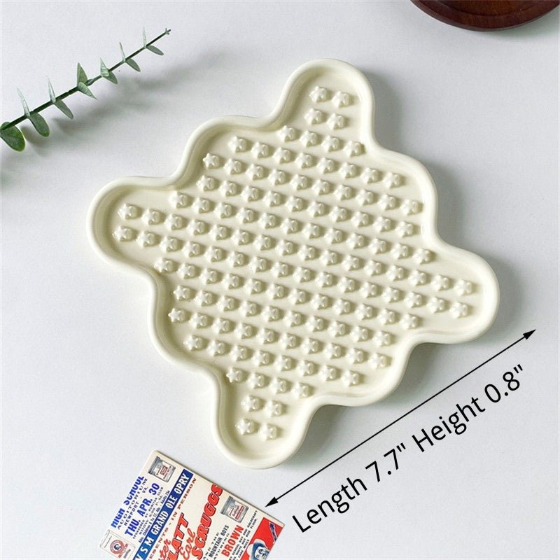 Ceramic Slow Feeder Plate Dog Feeding Bowls - PIKAPIKA