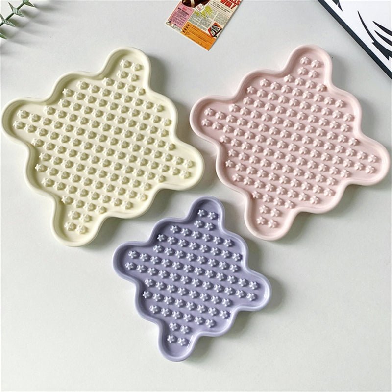 Ceramic Slow Feeder Plate Dog Feeding Bowls - PIKAPIKA