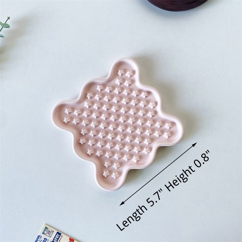 Ceramic Slow Feeder Plate Dog Feeding Bowls - PIKAPIKA