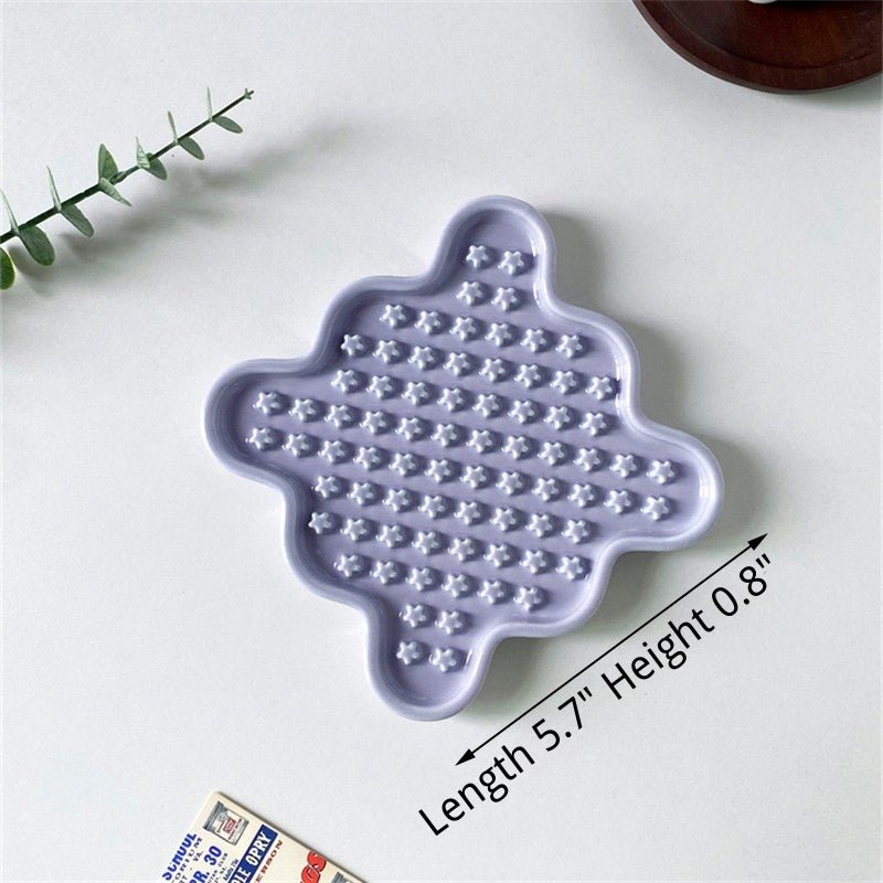 Ceramic Slow Feeder Plate Dog Feeding Bowls - PIKAPIKA