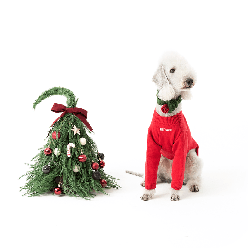 Chrismas Sweater Dog Clothes for Bedlington - PIKAPIKA