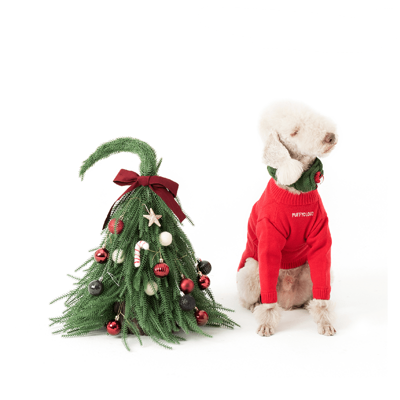 Chrismas Sweater Dog Clothes for Bedlington - PIKAPIKA