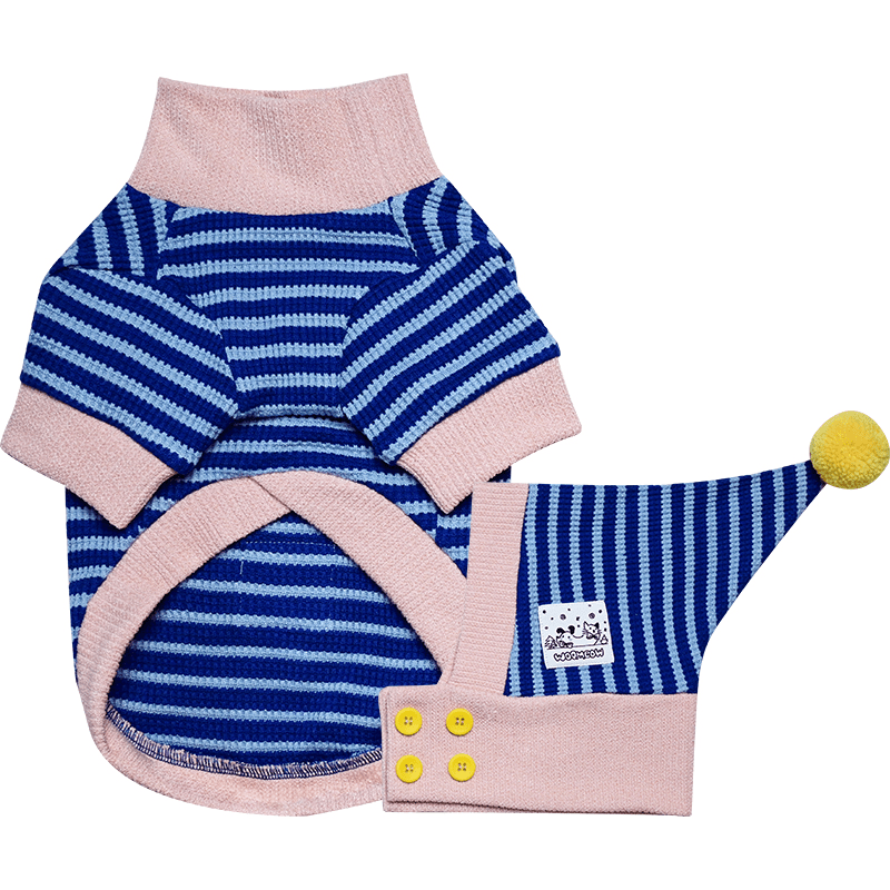 Christmas Costume Cat Sweater with Hat Bom - PIKAPIKA