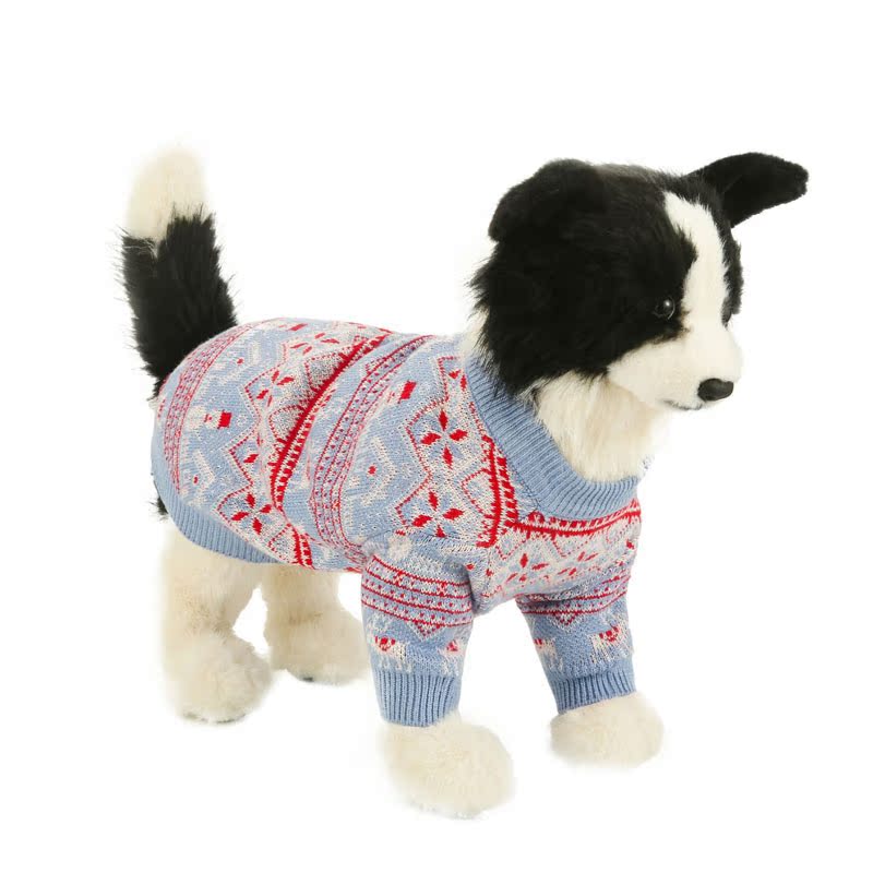 Christmas Dog Sweater Knit Wear Cat Sweater Holiday Clothes - PIKAPIKA