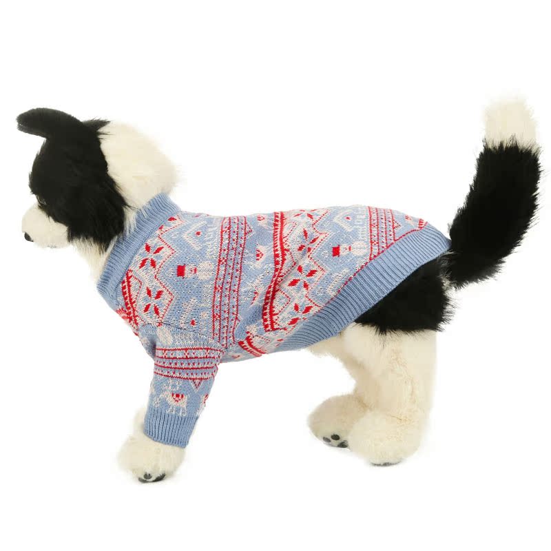 Christmas Dog Sweater Knit Wear Cat Sweater Holiday Clothes - PIKAPIKA