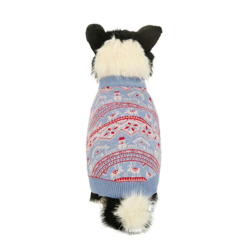 Christmas Dog Sweater Knit Wear Cat Sweater Holiday Clothes - PIKAPIKA