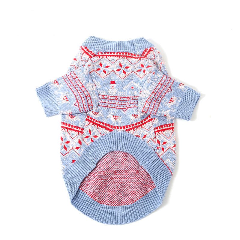 Christmas Dog Sweater Knit Wear Cat Sweater Holiday Clothes - PIKAPIKA