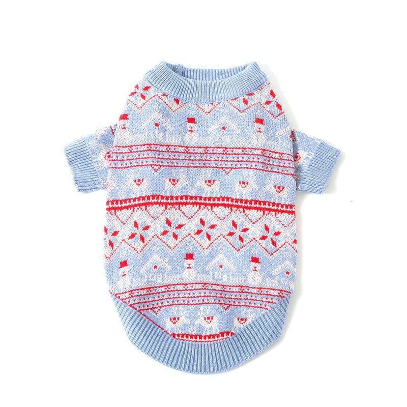 Christmas Dog Sweater Knit Wear Cat Sweater Holiday Clothes - PIKAPIKA
