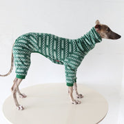 Christmas Green Onesie for Italian Greyhound Whippet Dog Clothes - PIKAPIKA