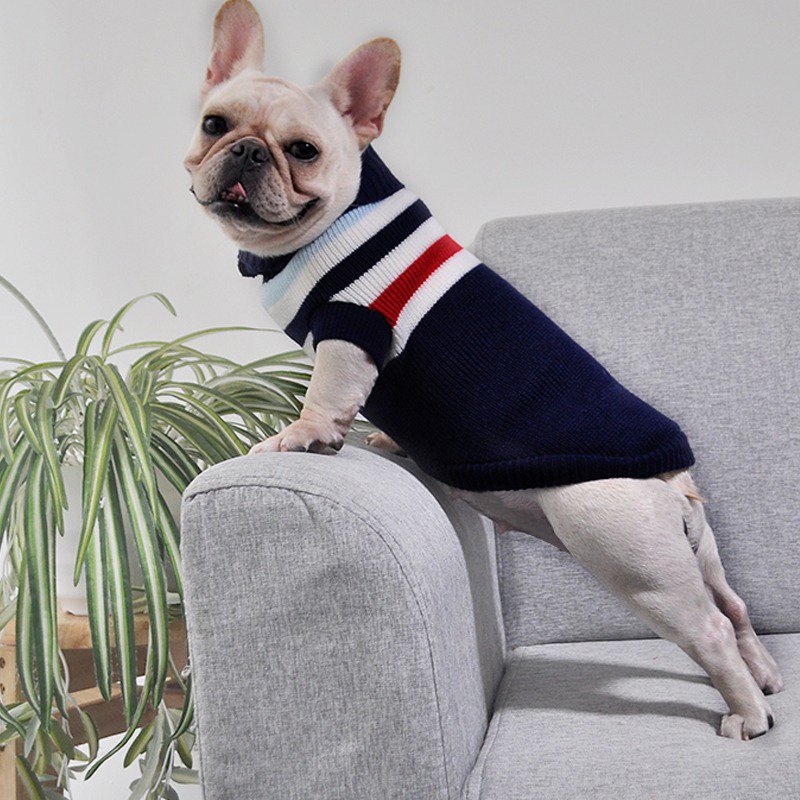 Christmas High Neck Sweater Dog Clothes - PIKAPIKA