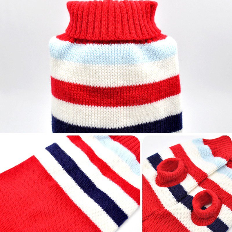 Christmas High Neck Sweater Dog Clothes - PIKAPIKA