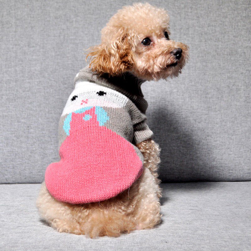 Christmas High Neck Sweater Dog Clothes - PIKAPIKA