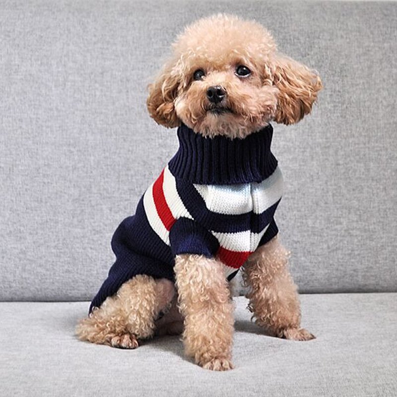 Christmas High Neck Sweater Dog Clothes - PIKAPIKA