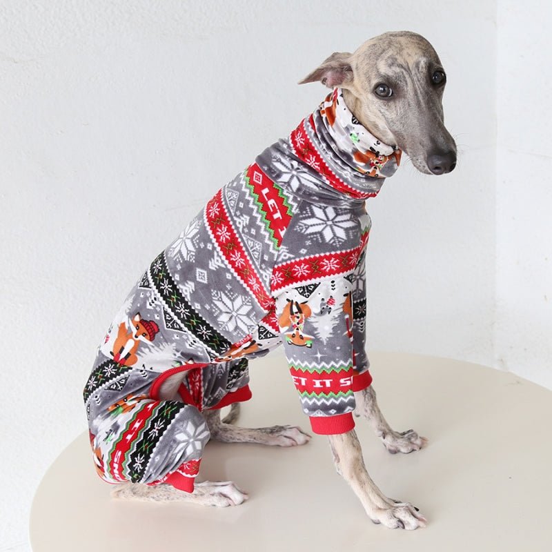 Christmas Onesie for Italian Greyhound Whippet Dog Clothes - PIKAPIKA