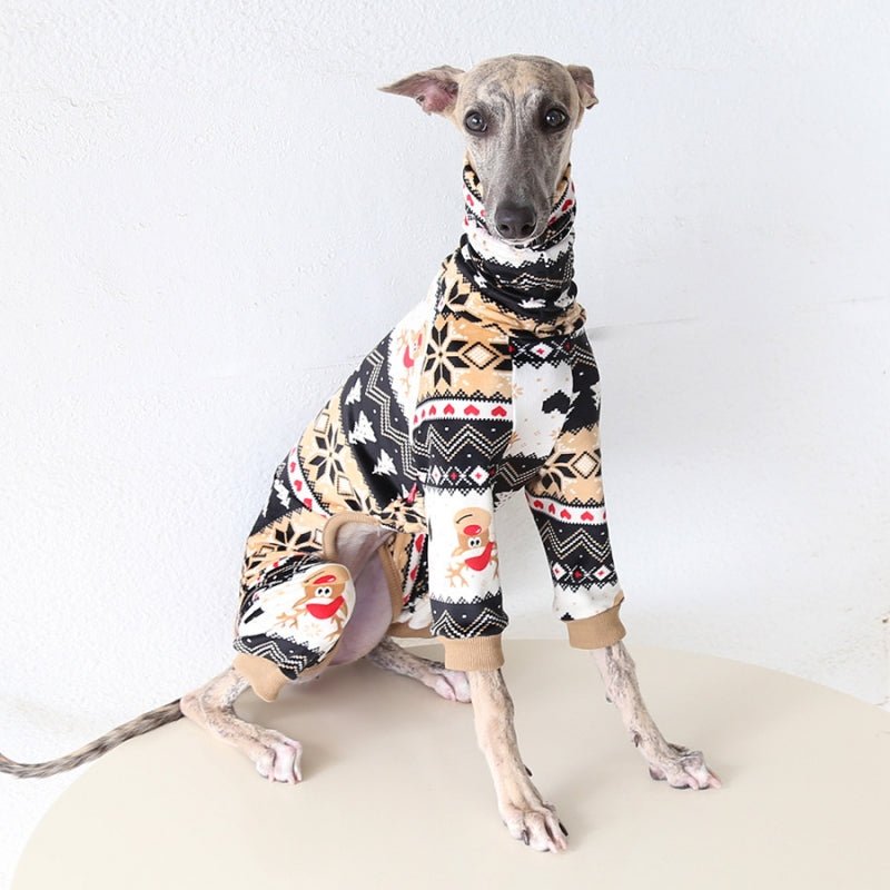 Christmas Onesie for Italian Greyhound Whippet Dog Clothes - PIKAPIKA