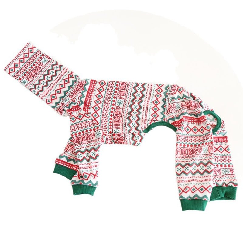 Christmas Red Onesie for Italian Greyhound Whippet Dog Clothes - PIKAPIKA