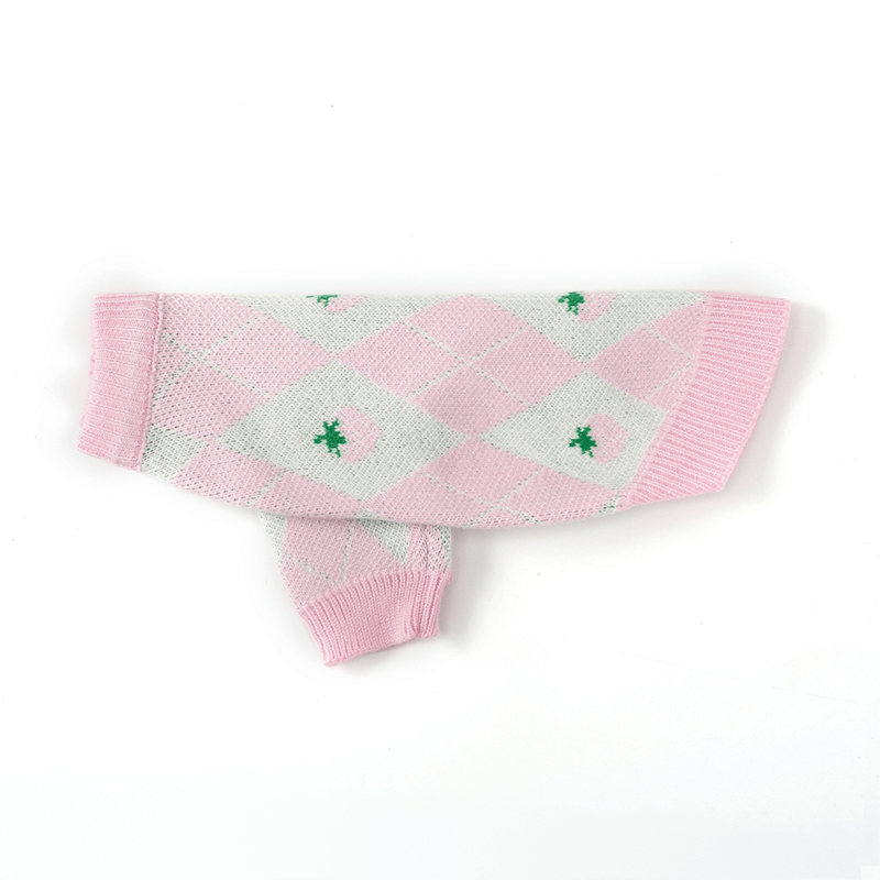 Christmas Sweater Holiday Festival Dog Clothes Pink - PIKAPIKA