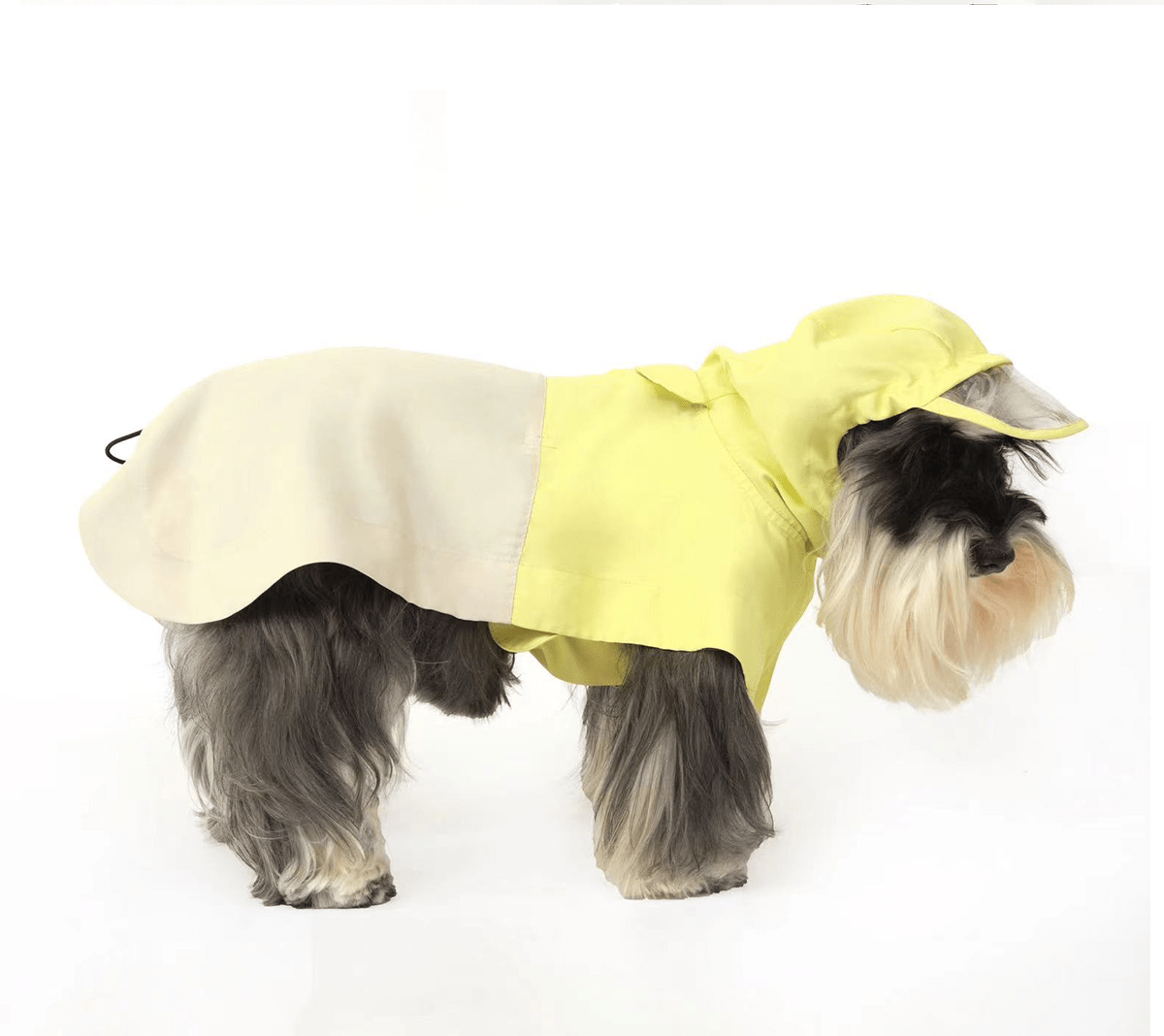 Colorblock Lightweight Hooded Raincoat Waterproof Cape for Dogs - PIKAPIKA