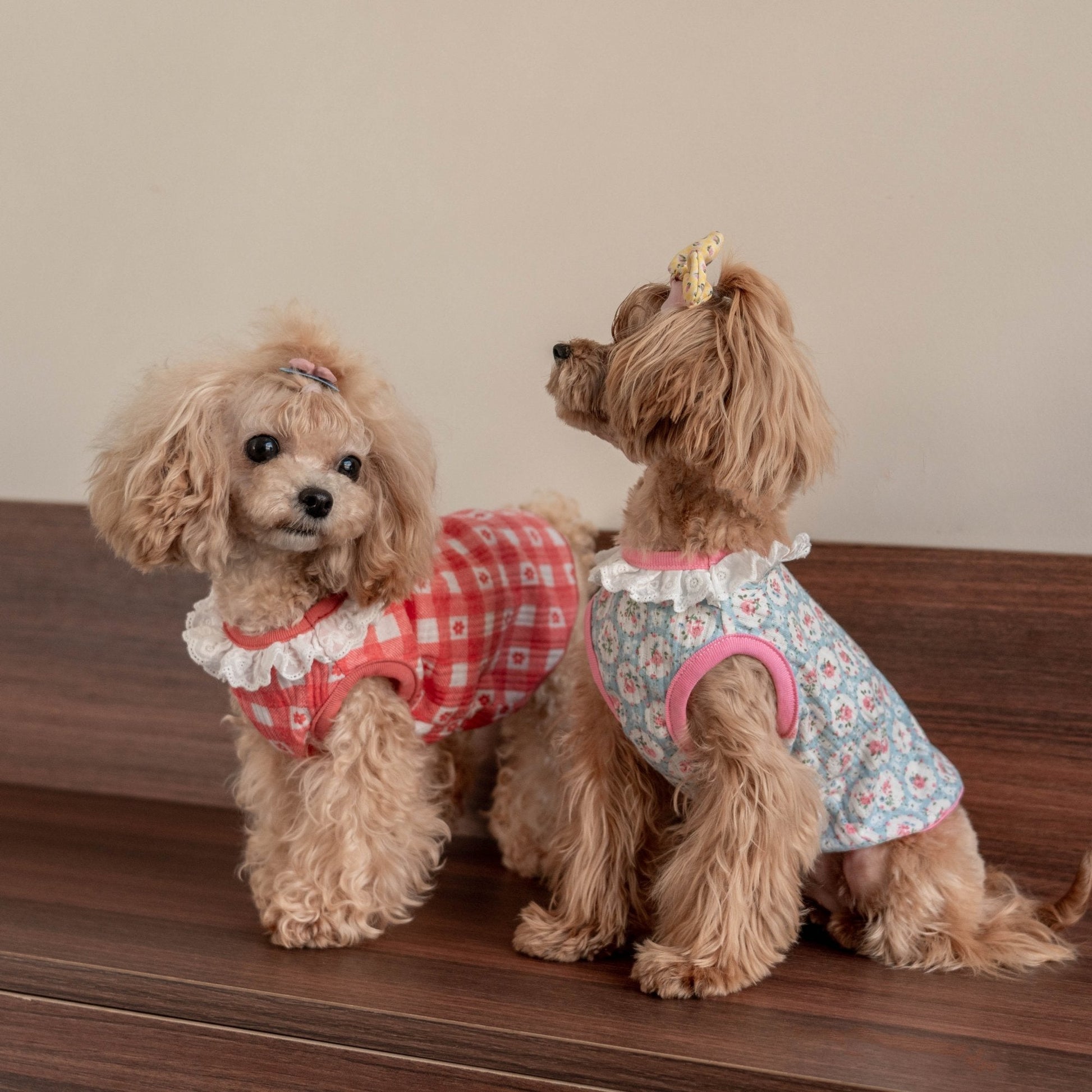 Cotton Floral Breathable Vest for Toy Dogs - PIKAPIKA