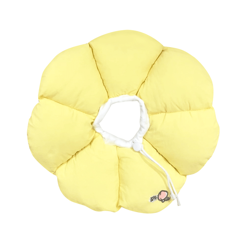 Cotton Flower Soft Elizabeth Collar for Small Medium Dogs Anti - Lick Bite - PIKAPIKA