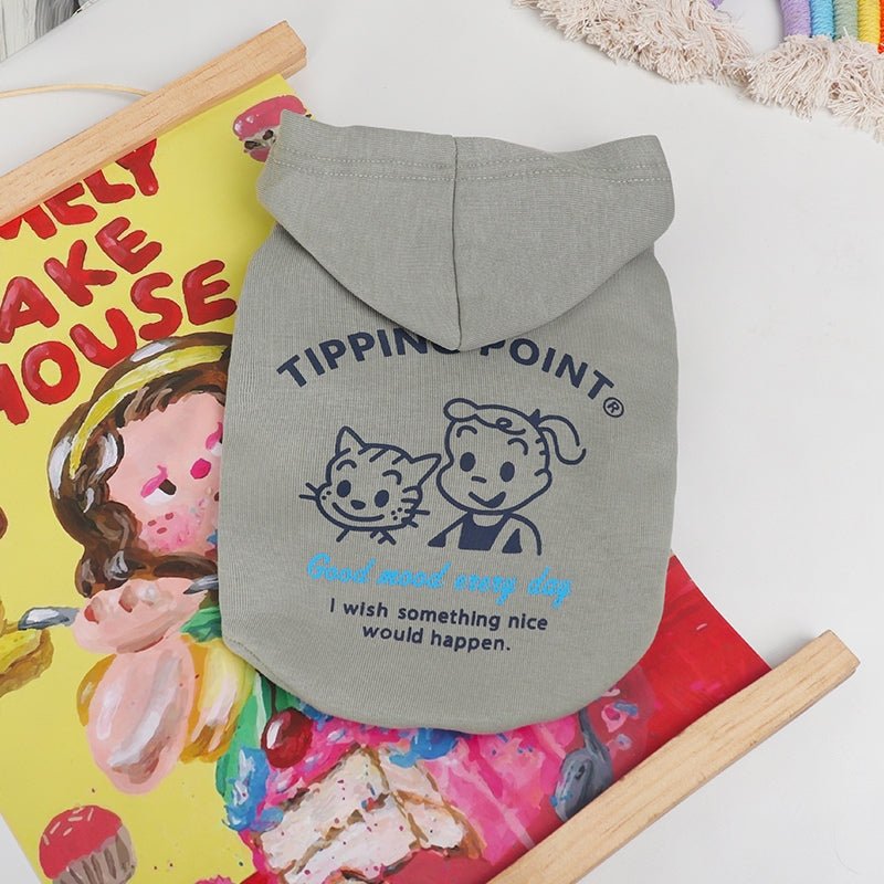 Cotton Hoodie Corgi Dog Clothes Sleeveless - PIKAPIKA